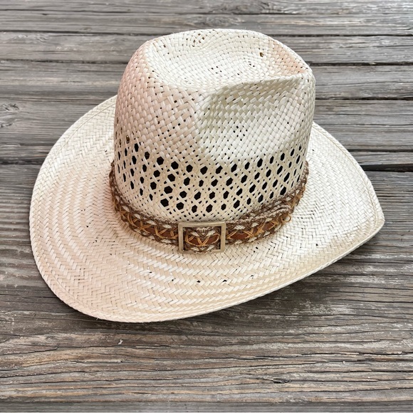 Bailey U-Rollit New West Straw Cowboy Hat Unisex Size 7 1/2 - Picture 14 of 14